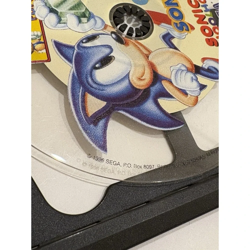 Vintage 1996 SEGA Sonic's Schoolhouse PC Video Game RARE 90s Proven Family Fun